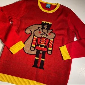 Medium Women’s Christmas Sweater Nutcracker Ugly
